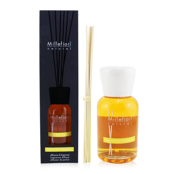 MILLEFIORI - Natural Fragrance Diffuser - Legni E Fiori d'Arancio