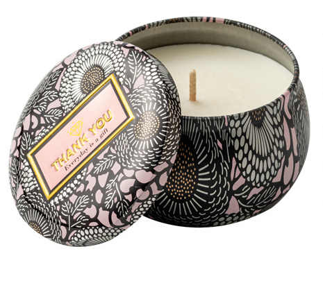 Three Color Tin Scented Candle