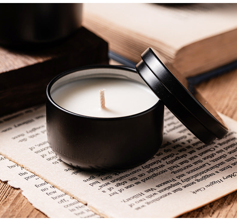 Big Bean Wax Scented Candle Black