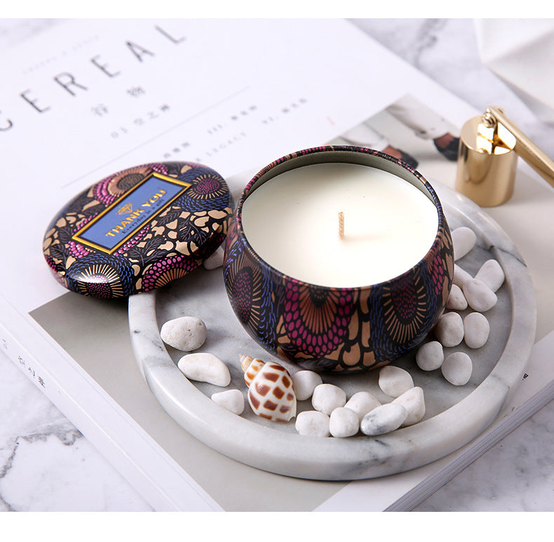 Three Color Tin Scented Candle