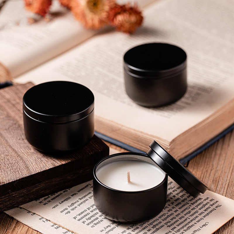 Big Bean Wax Scented Candle Black
