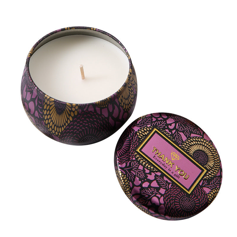 Three Color Tin Scented Candle