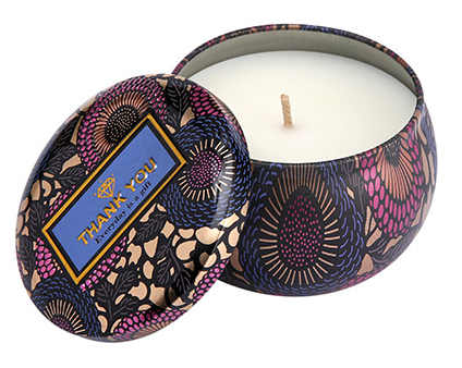 Three Color Tin Scented Candle